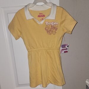 Disney Besties Yellow Dress with Minnie Mouse